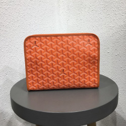  2020 PVC Clutch Bag,24.5CM - 고야* 2020 PVC 남여공용 클러치백,GYB0204,24.5CM,오렌지