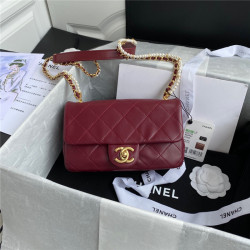 CHANEL 샤* 크리스탈 펄 체인 플랩백 AS2210 2020/신상