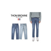 Thom Browne 톰브라운 포인트 히든밴딩 슬림 스판 청바지