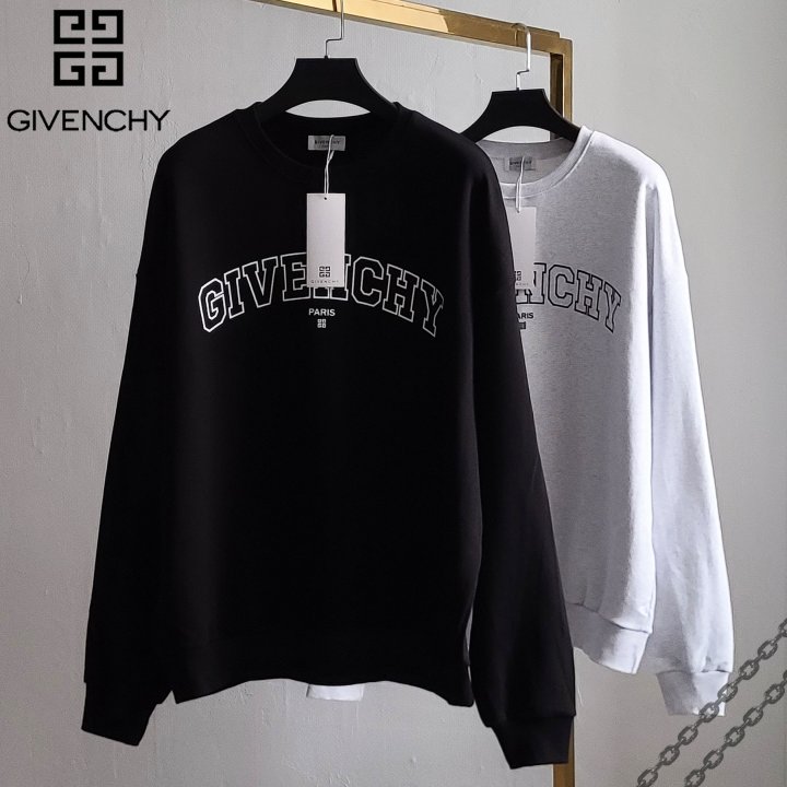 GIVENCHY 지** 베이직로고 오버핏 맨투맨