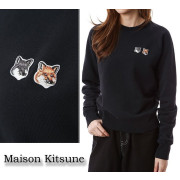 Maison Kitsune 메종키츠네 더블폭스 패치 (이지아) 커플 맨투맨