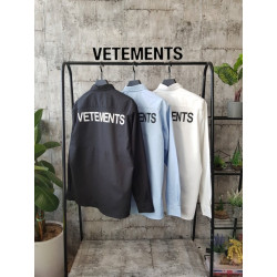 VETEMENTS 베트* 베이직 백로고 워싱셔츠