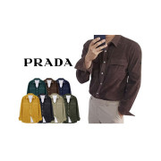 PRADA  프라다 F/W 플레이트 코듀로이 셔츠