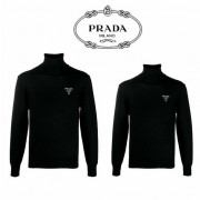 Prada 프라다 밀라노 자수 커플 터틀넥